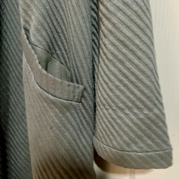 BB Dakota Sage Green Long Duster Coat - Size Medium (L/10-12) - Picture 3 of 4